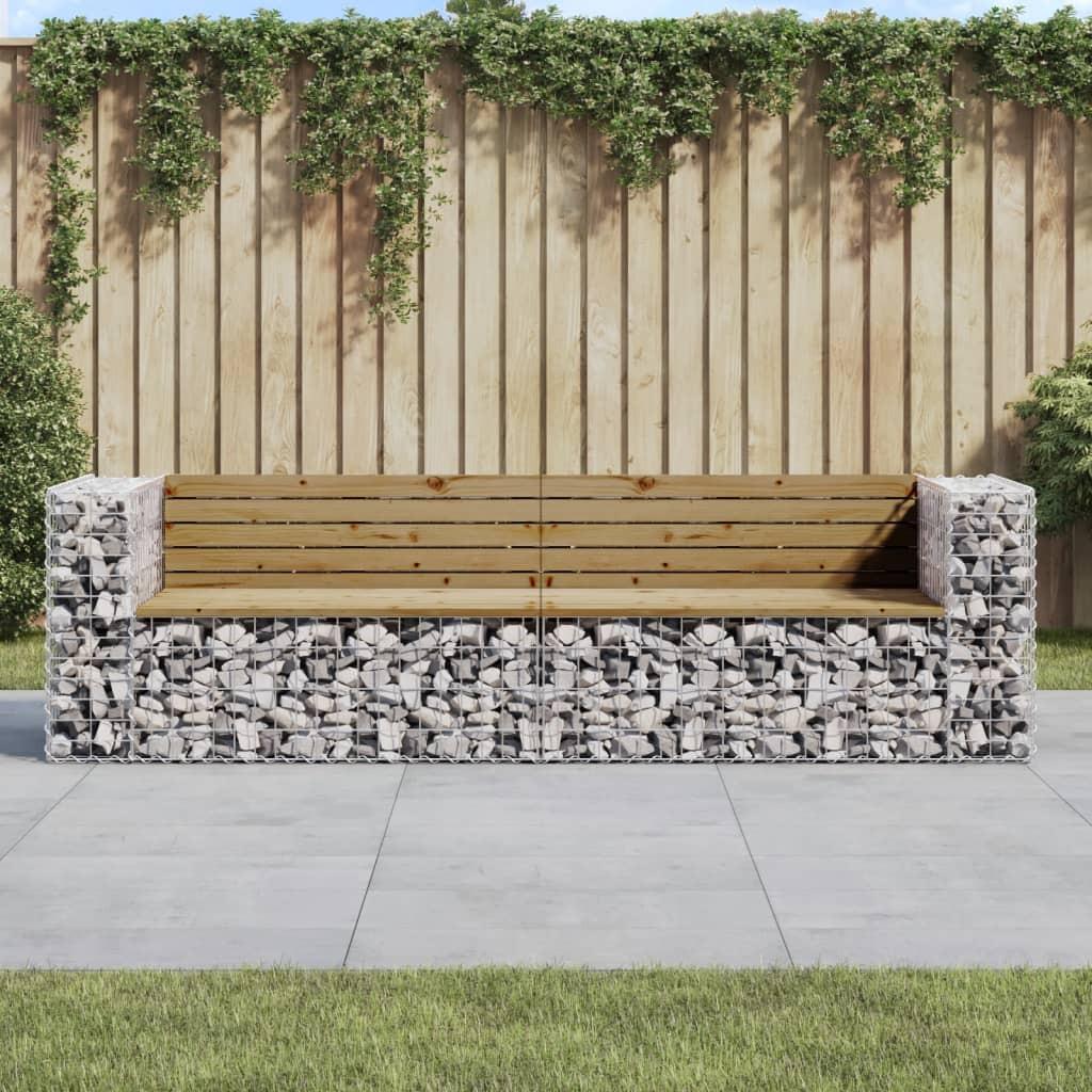 VidaXL Gartenbank imprägniertes kiefernholz