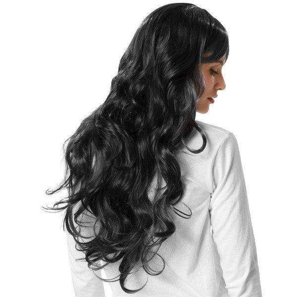 Tectake Perücke Lange Haare Locken