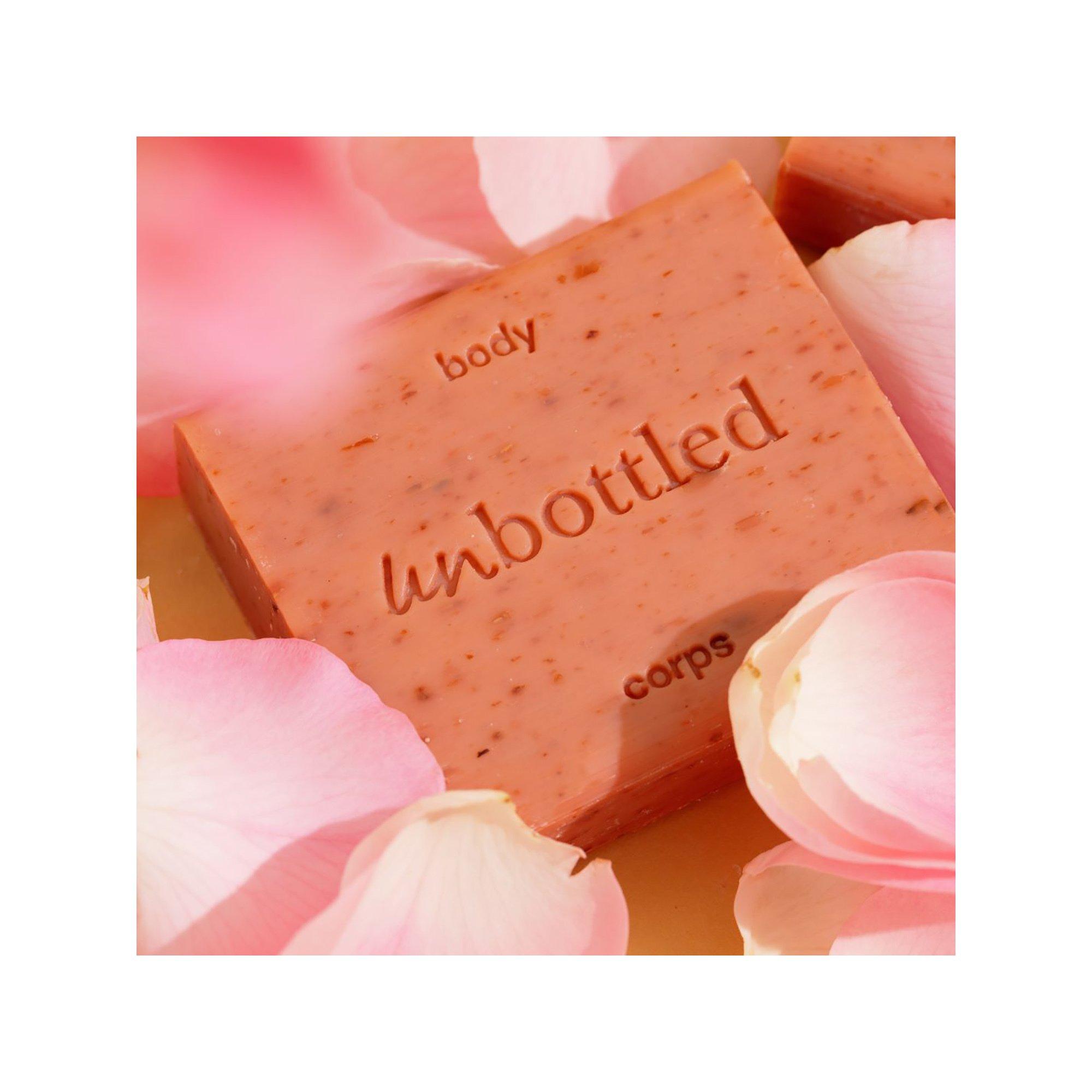 UNBOTTLED Duschgel ohne Flasche Rose & Karité - pH-neutrale Seife