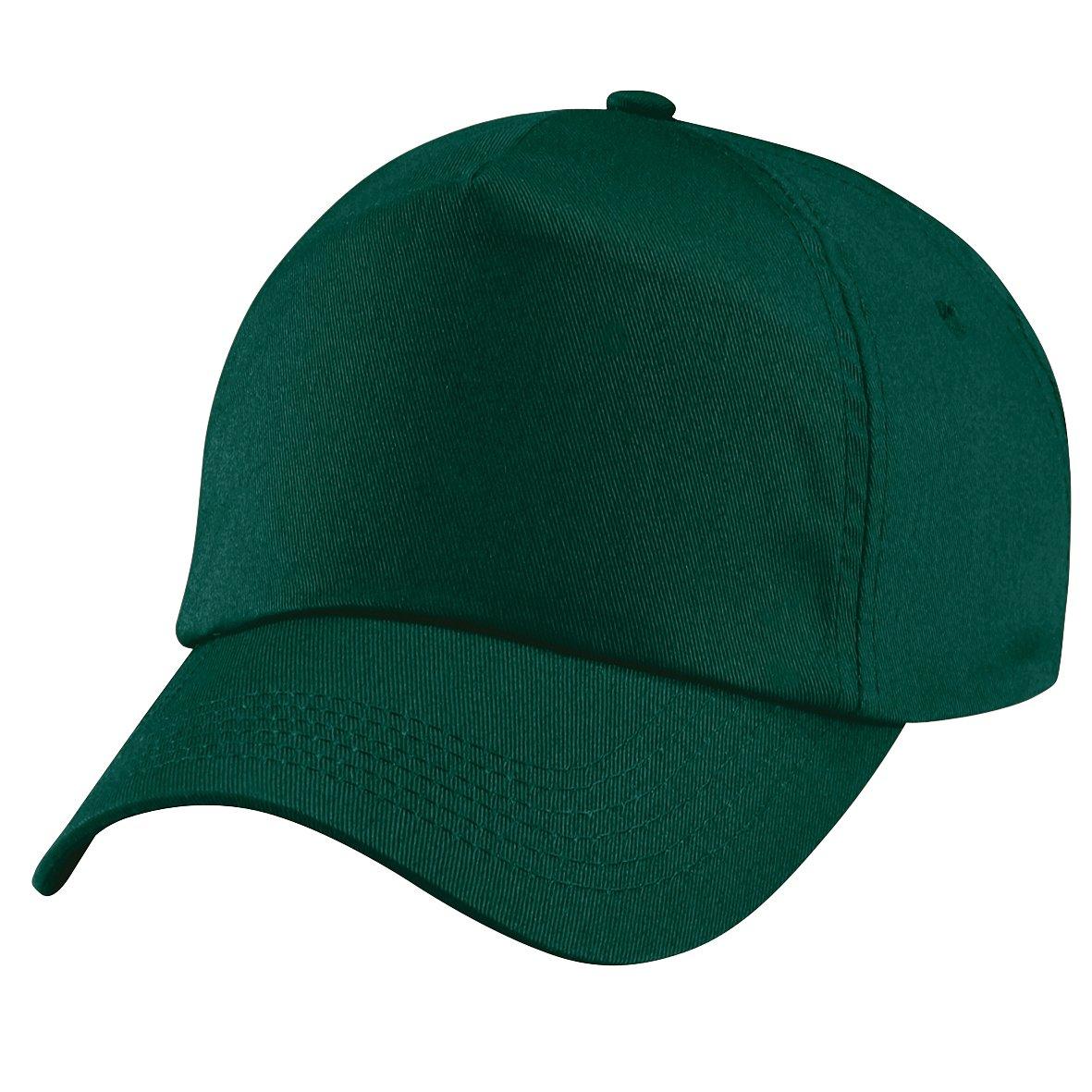 Beechfield Baseballkappe mit 5 Paneelen (2 StückPackung)