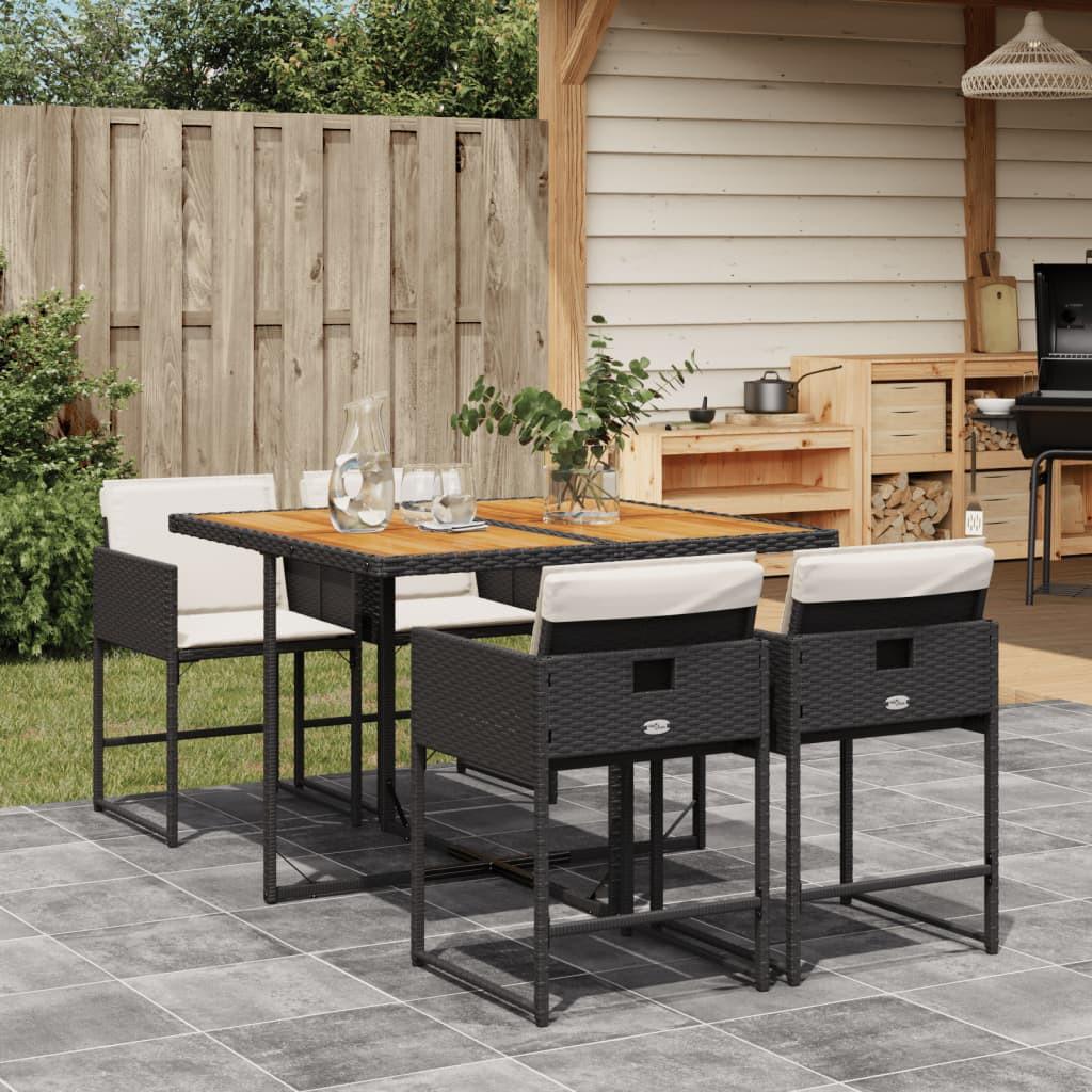 VidaXL Garten essgruppe poly-rattan