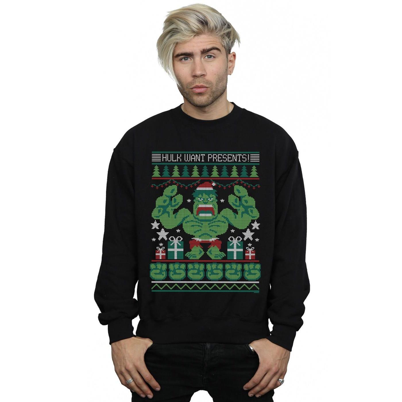 MARVEL Hulk Want Presents Sweatshirt