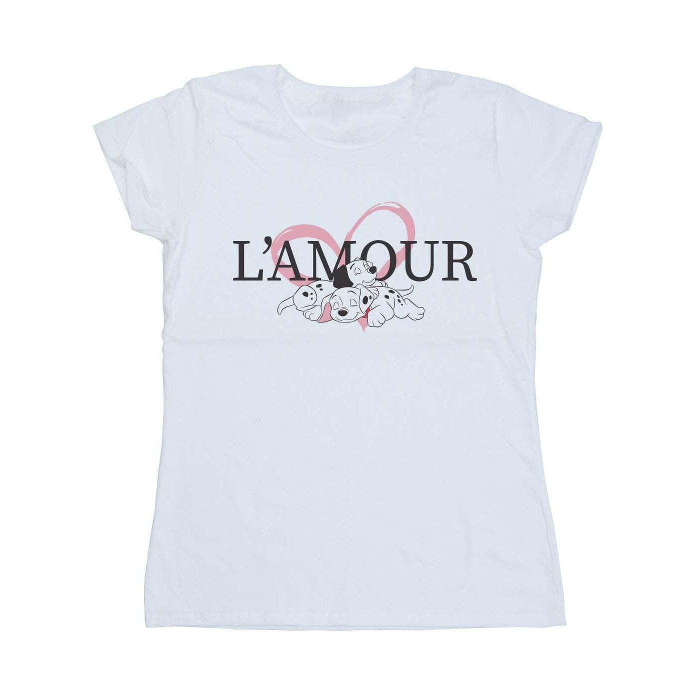 Disney 101 Dalmatians L'Amour Bedrucktes Regular Fit T-Shirt