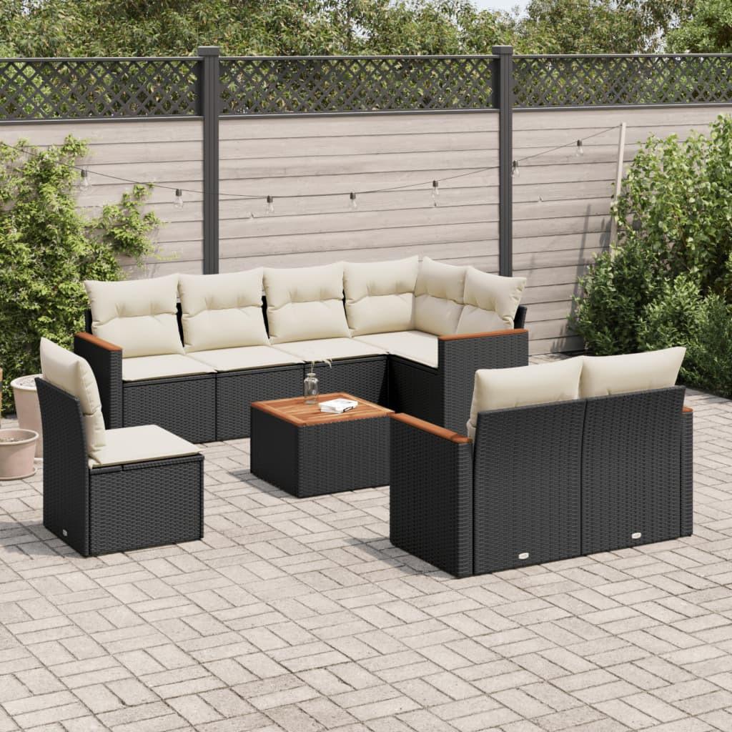 VidaXL Garten sofagarnitur poly-rattan