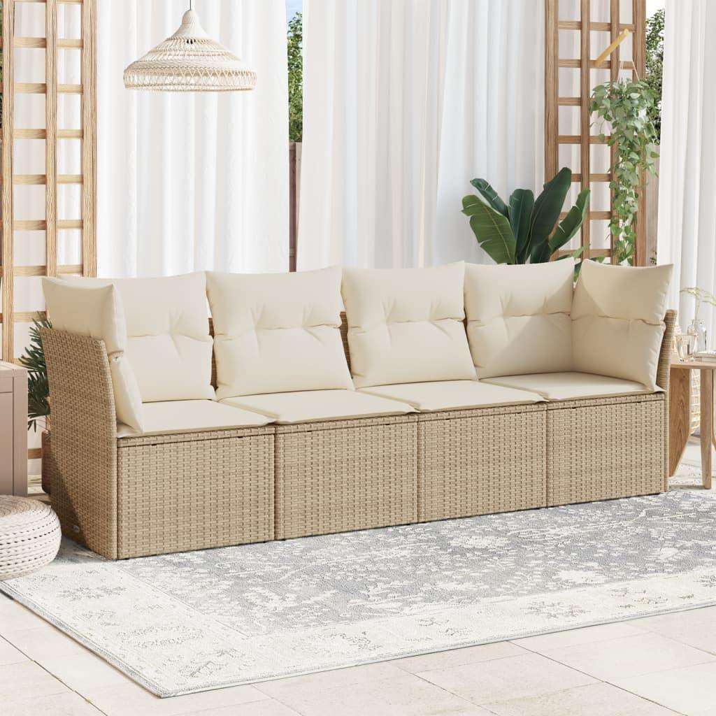 VidaXL Garten sofagarnitur poly-rattan