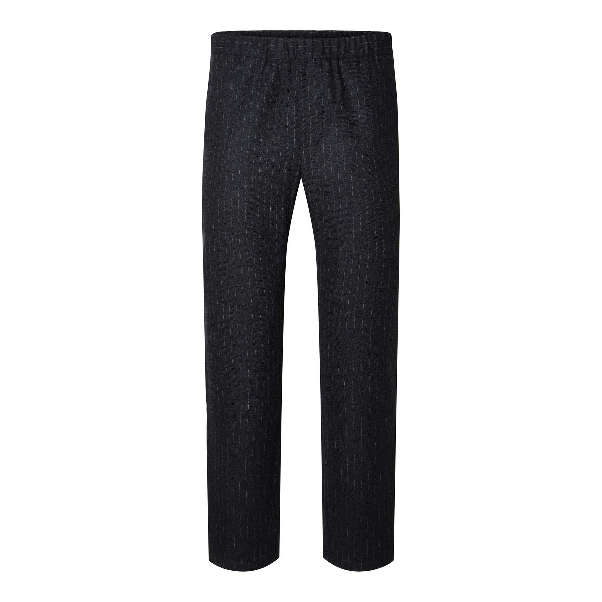 SELECTED SLHSlim-Ayr Pinstriped Elastic Slim Fit Hose