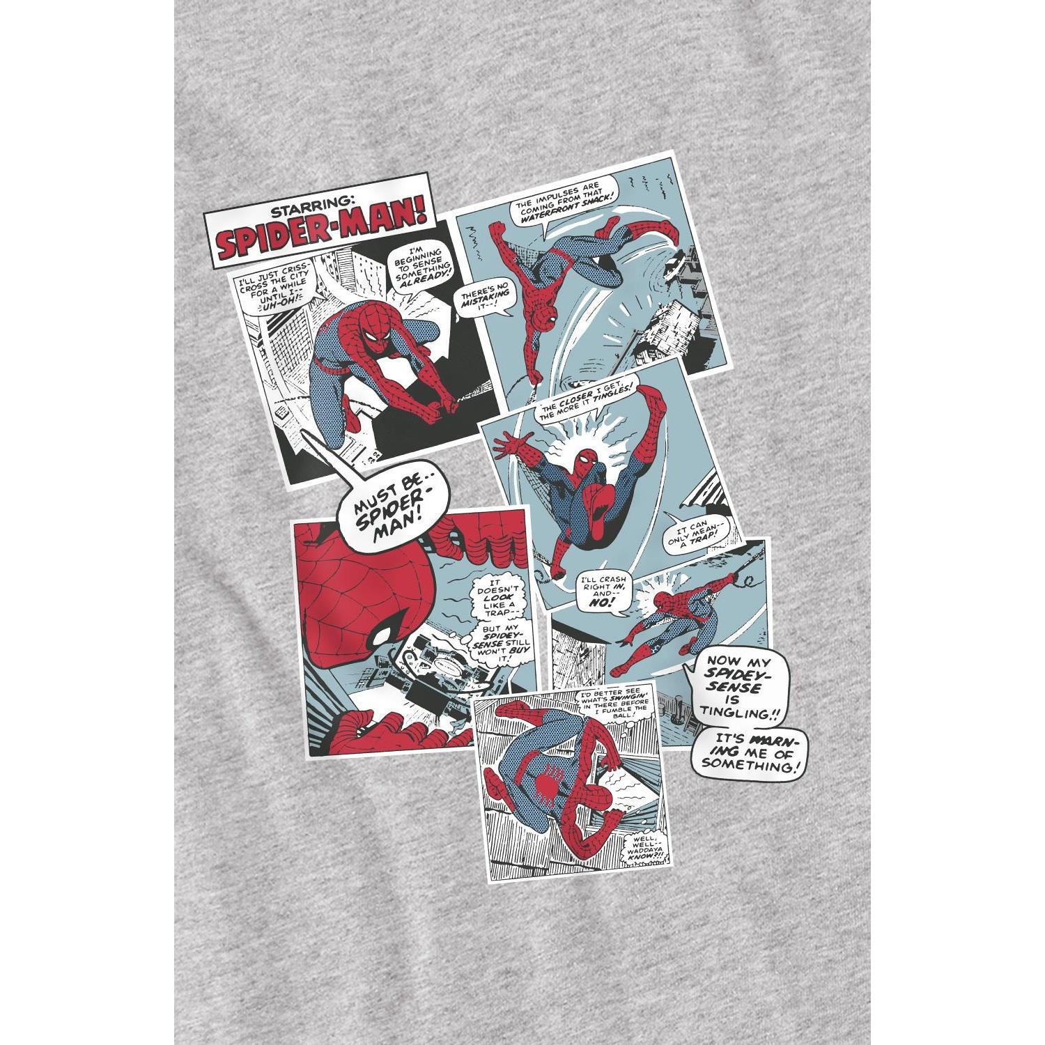 Spider-Man Comic Strip Regular Fit T-Shirt