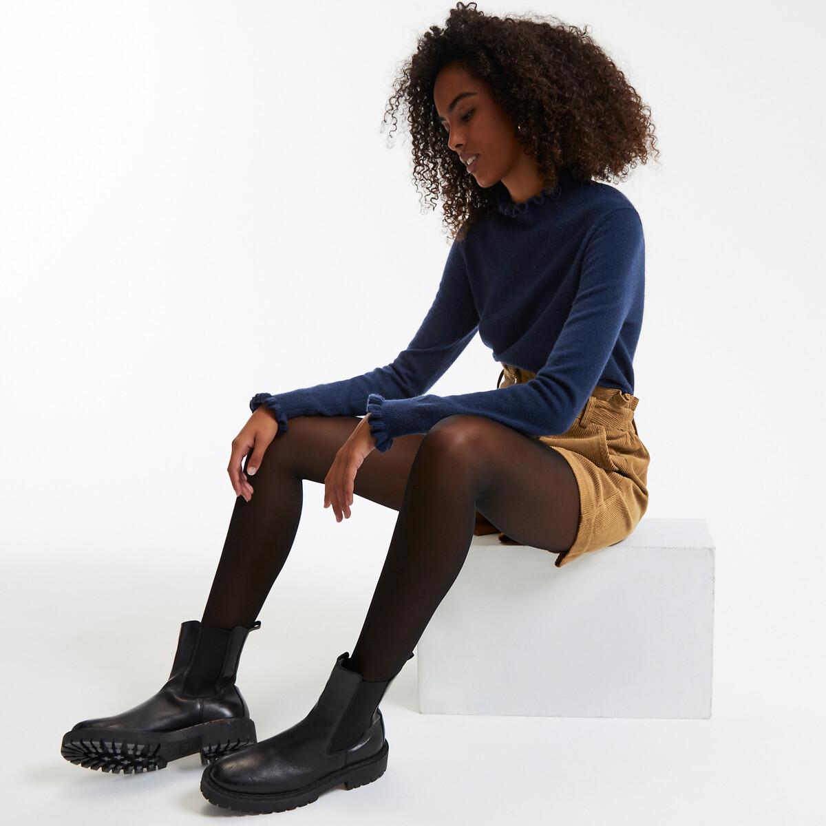 La Redoute Collections Stehkragenpullover