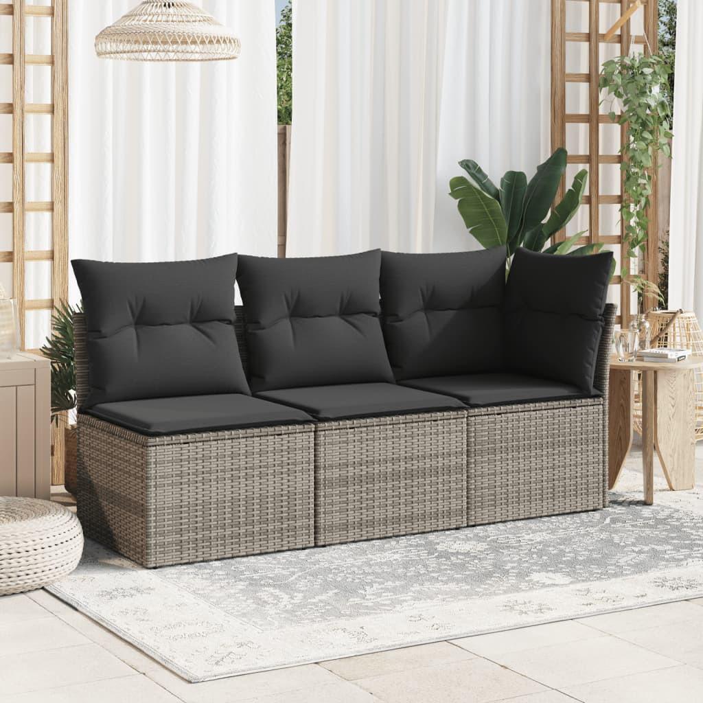 VidaXL Gartensofa poly-rattan