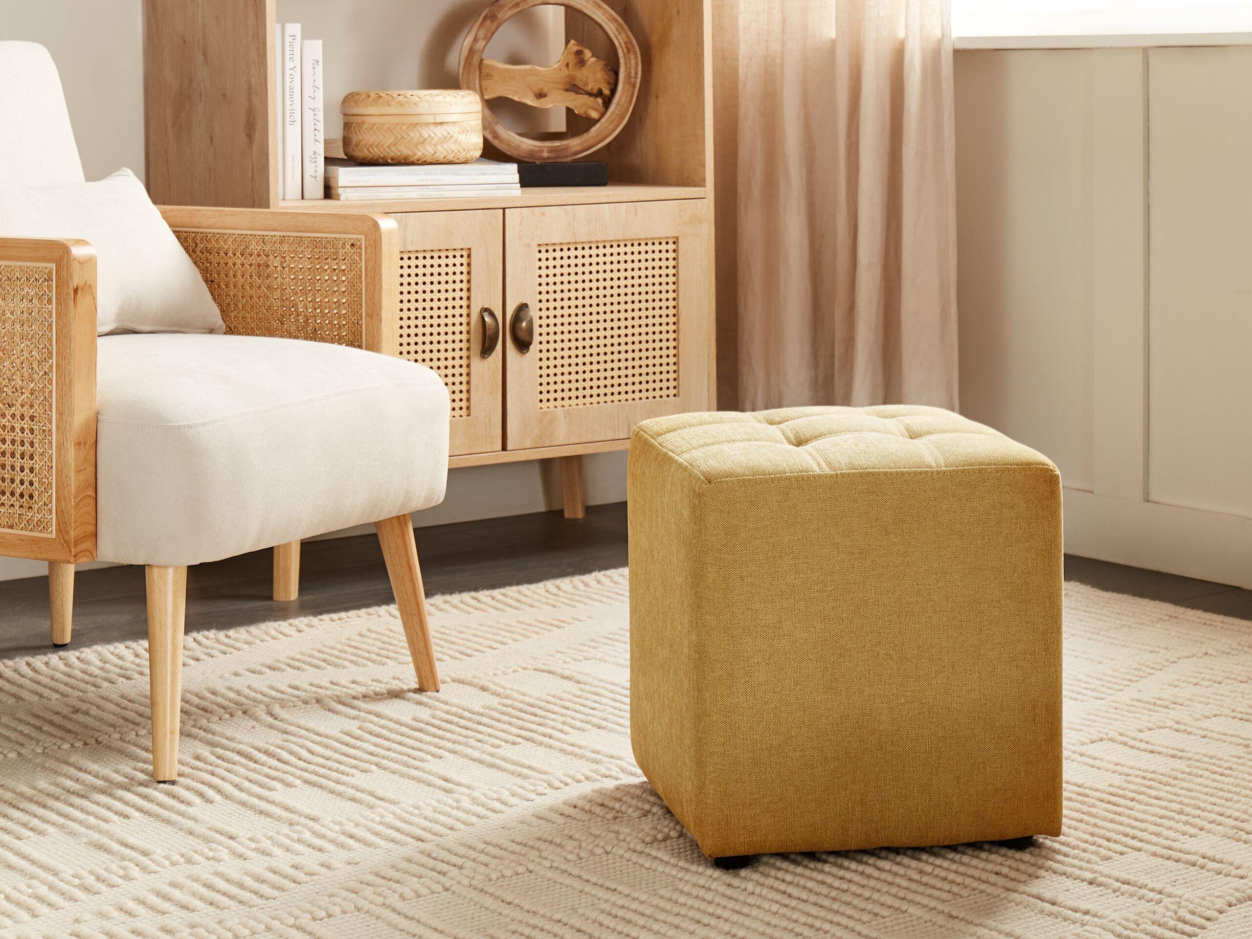 Beliani Pouf aus Polyester Modern KANSAS
