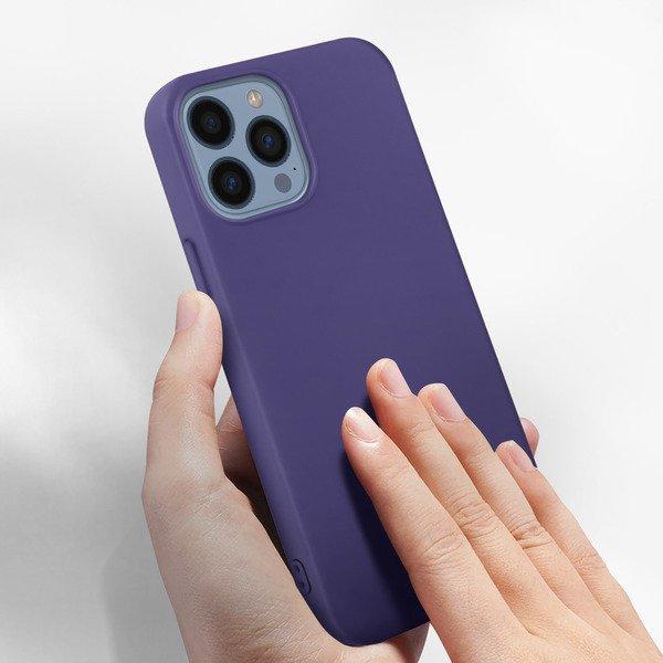 Avizar Soft Touch Hülle iPhone 13 Pro Violett