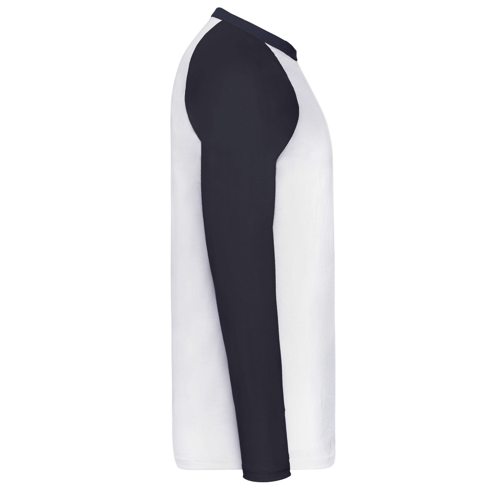 Fruit of the Loom Baseball Langarm T-Shirt