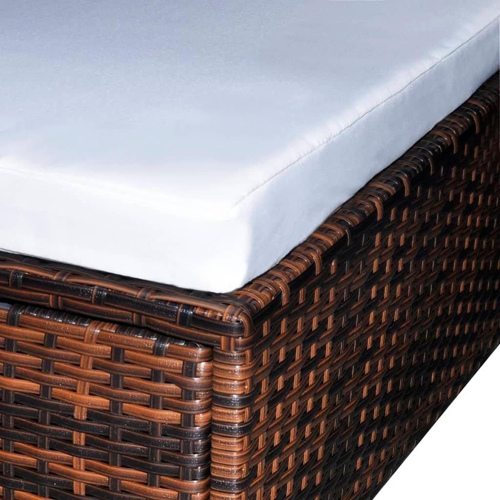 VidaXL Gartensofa poly-rattan