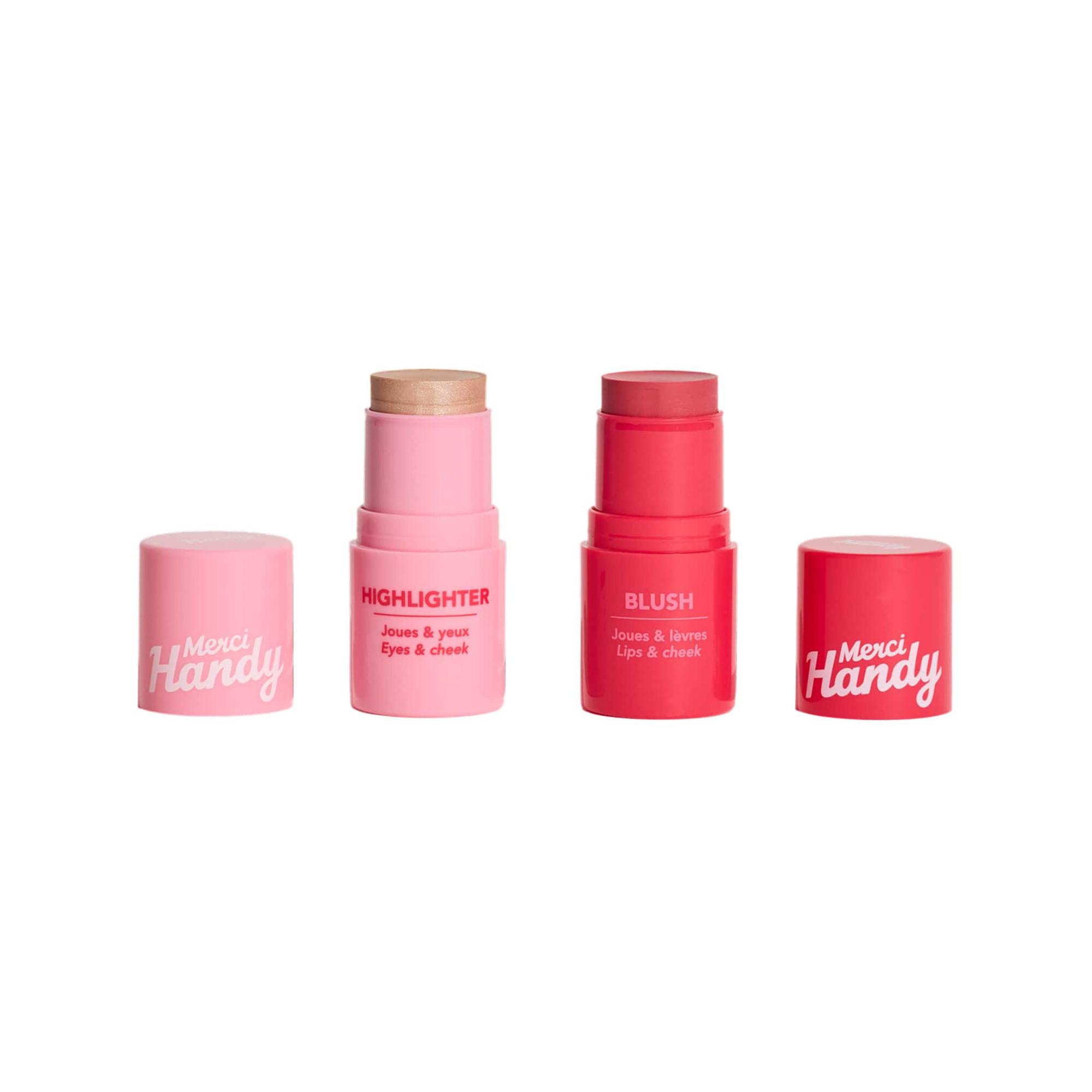 Merci Handy Let's Glow Heroes Kit - Highlighter + Rouge
