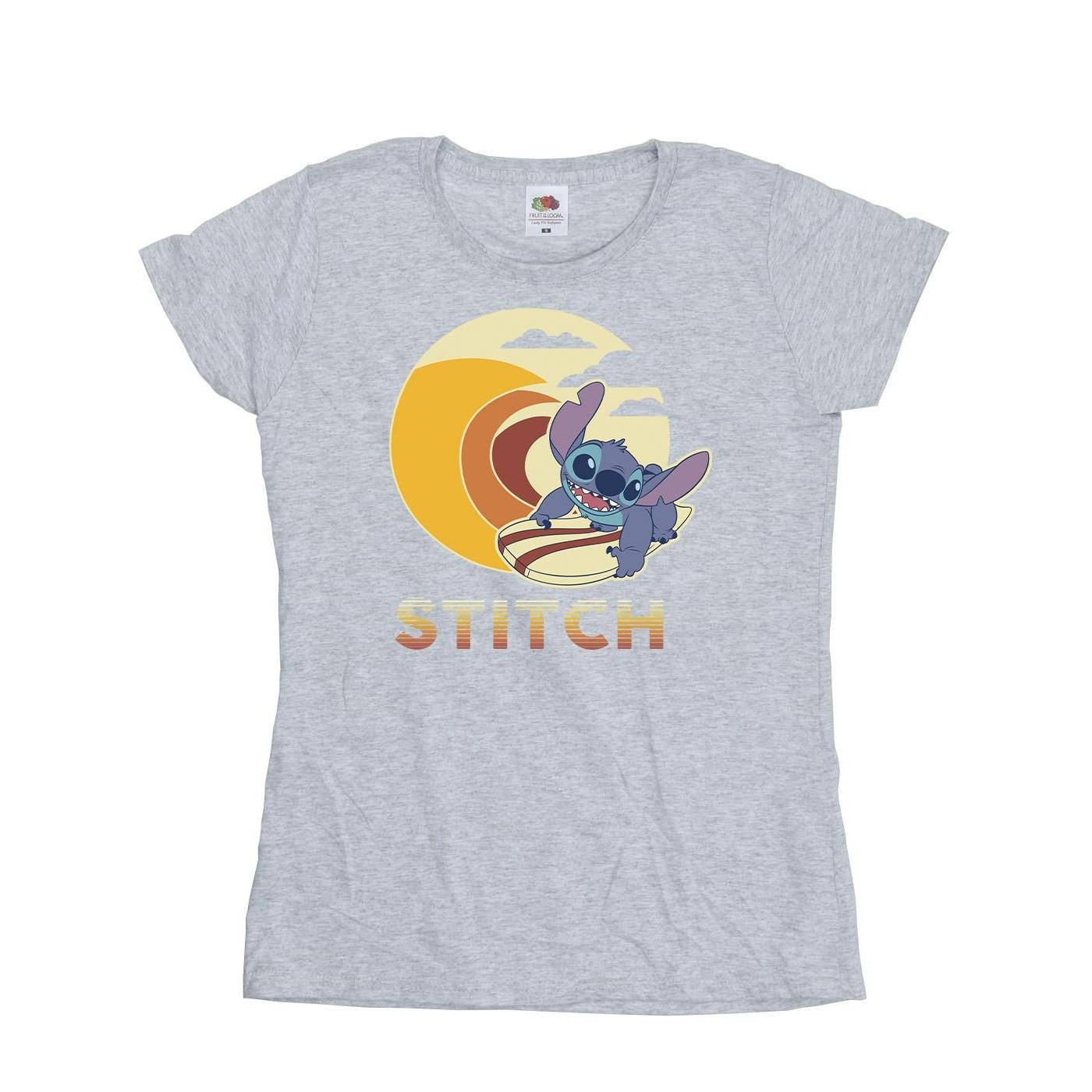 Disney Stitch Surfing Print T-Shirt
