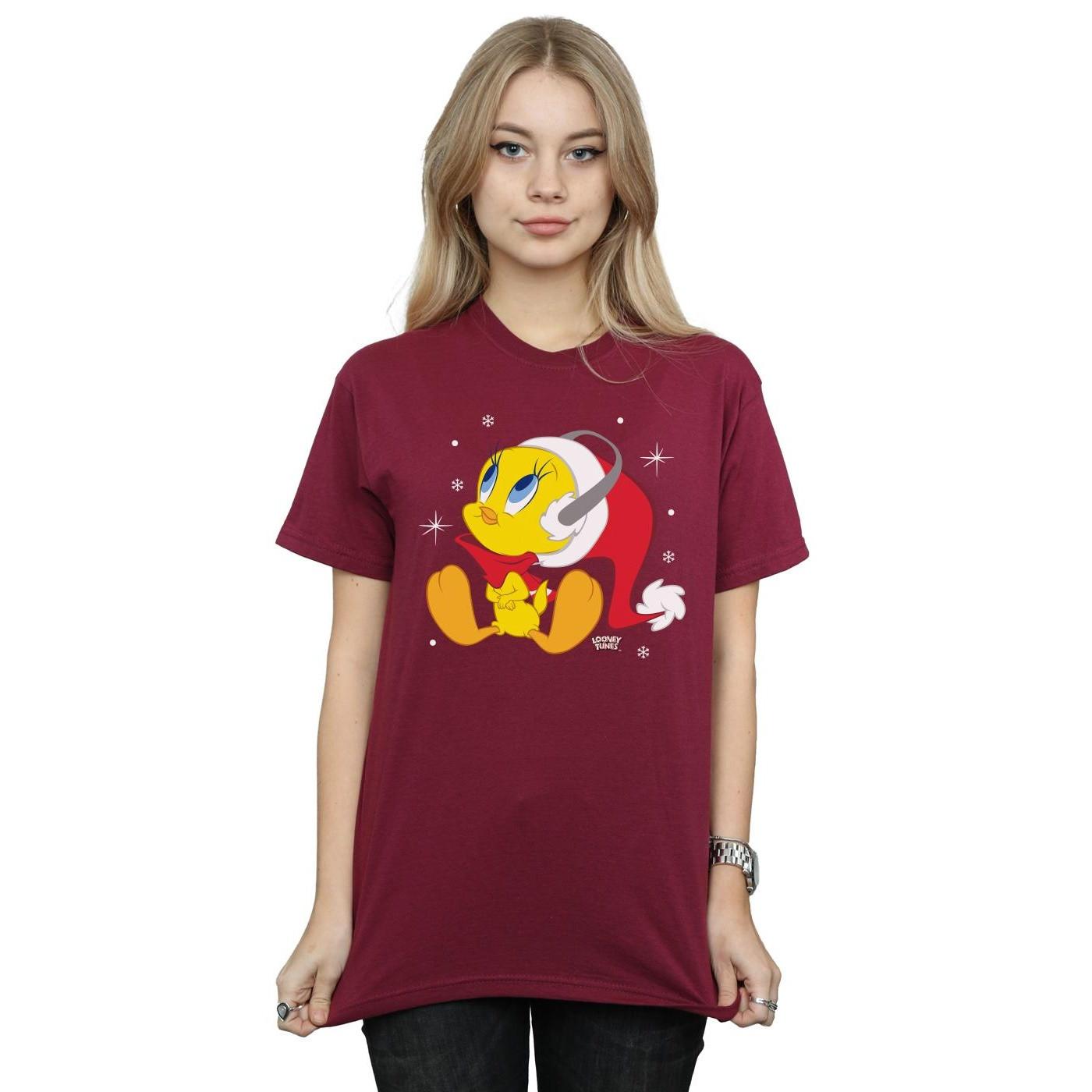 LOONEY TUNES Tweety Bird Christmas T-Shirt
