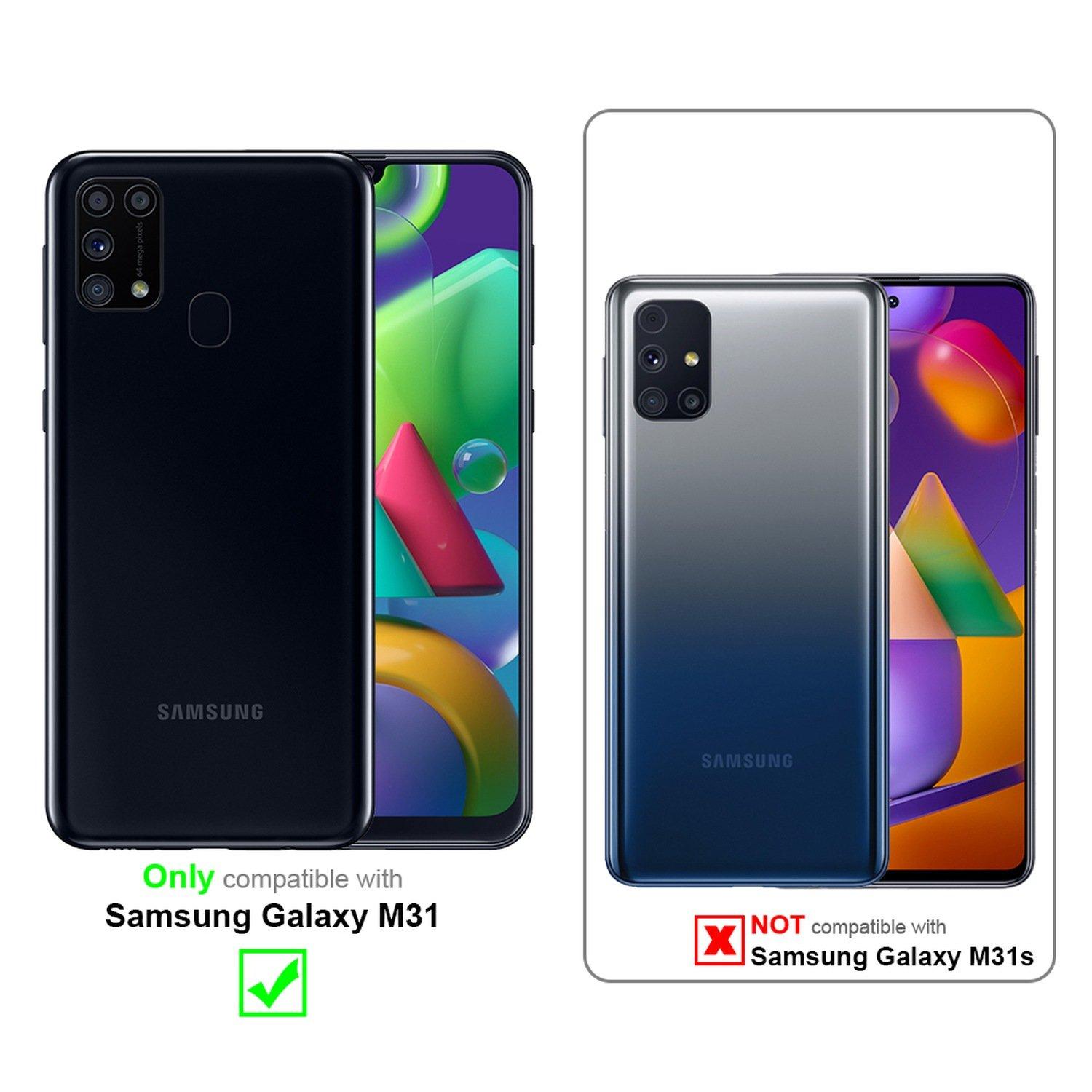 Cadorabo Hülle für Samsung Galaxy M31 TPU Silikon Liquid