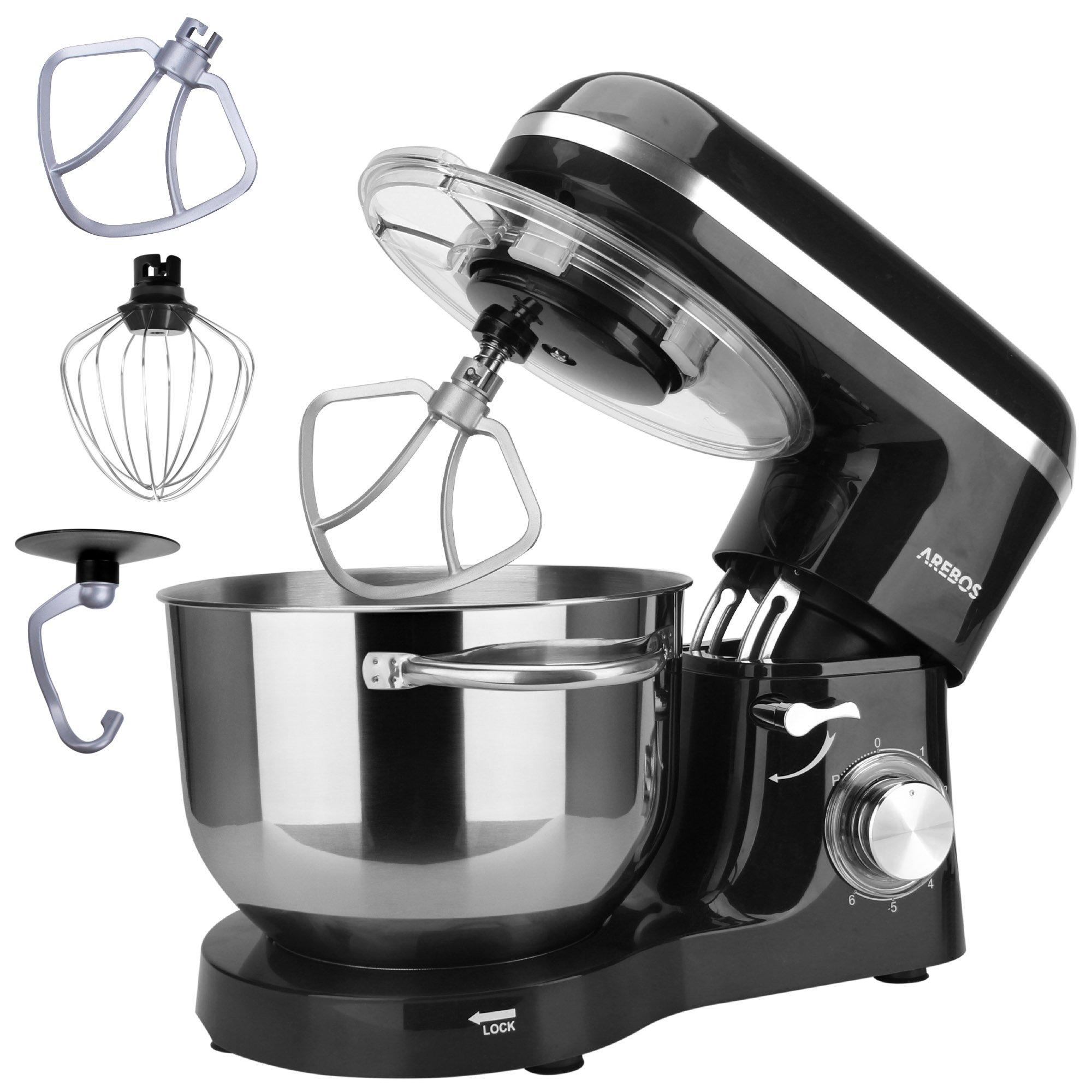 Arebos Küchenmaschine Knetmaschine Teigmaschine Rührmaschine Direktantrieb