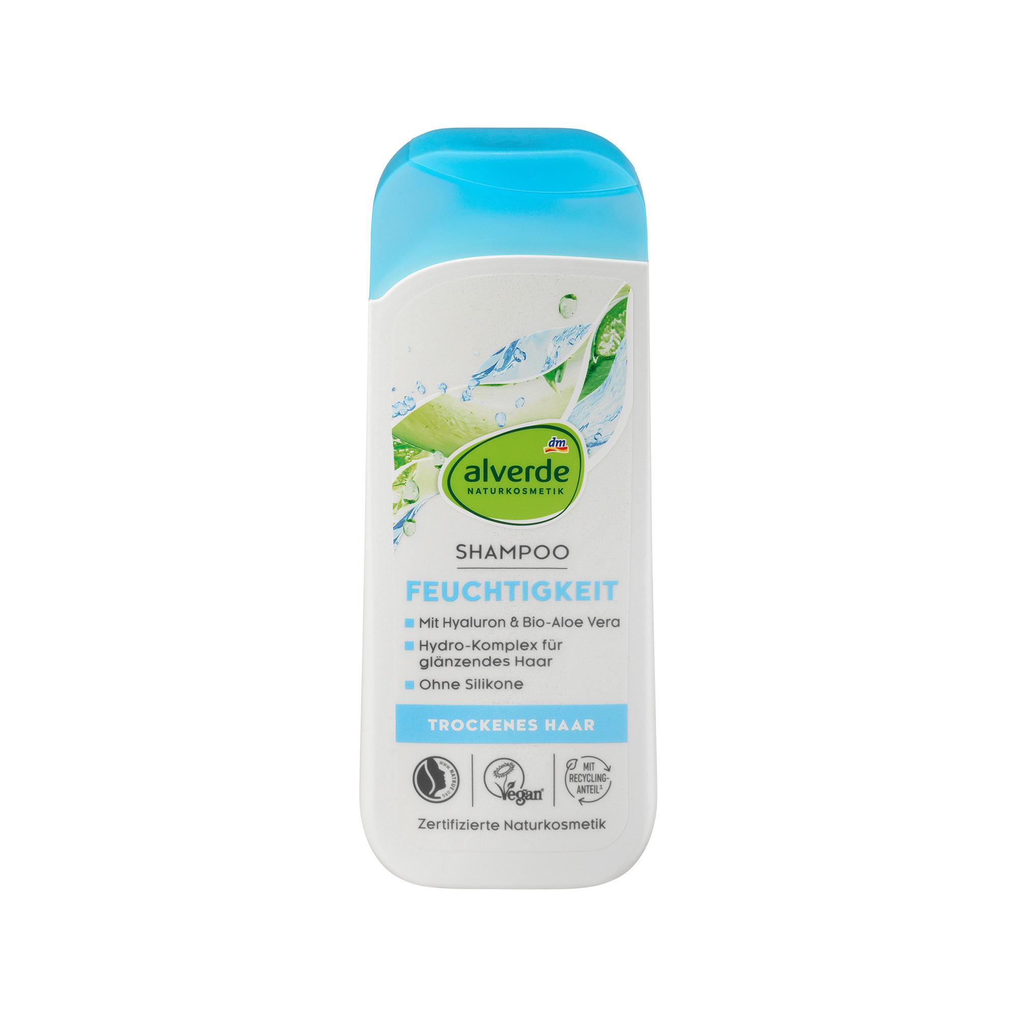 Alverde Pflegeshampoo Feuchtigkeit Aloe Vera & Hyaluronsäure