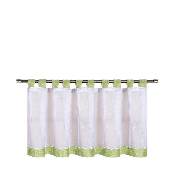 Gerster Collection Scheibengardinen Bistro weiss/hellgrau