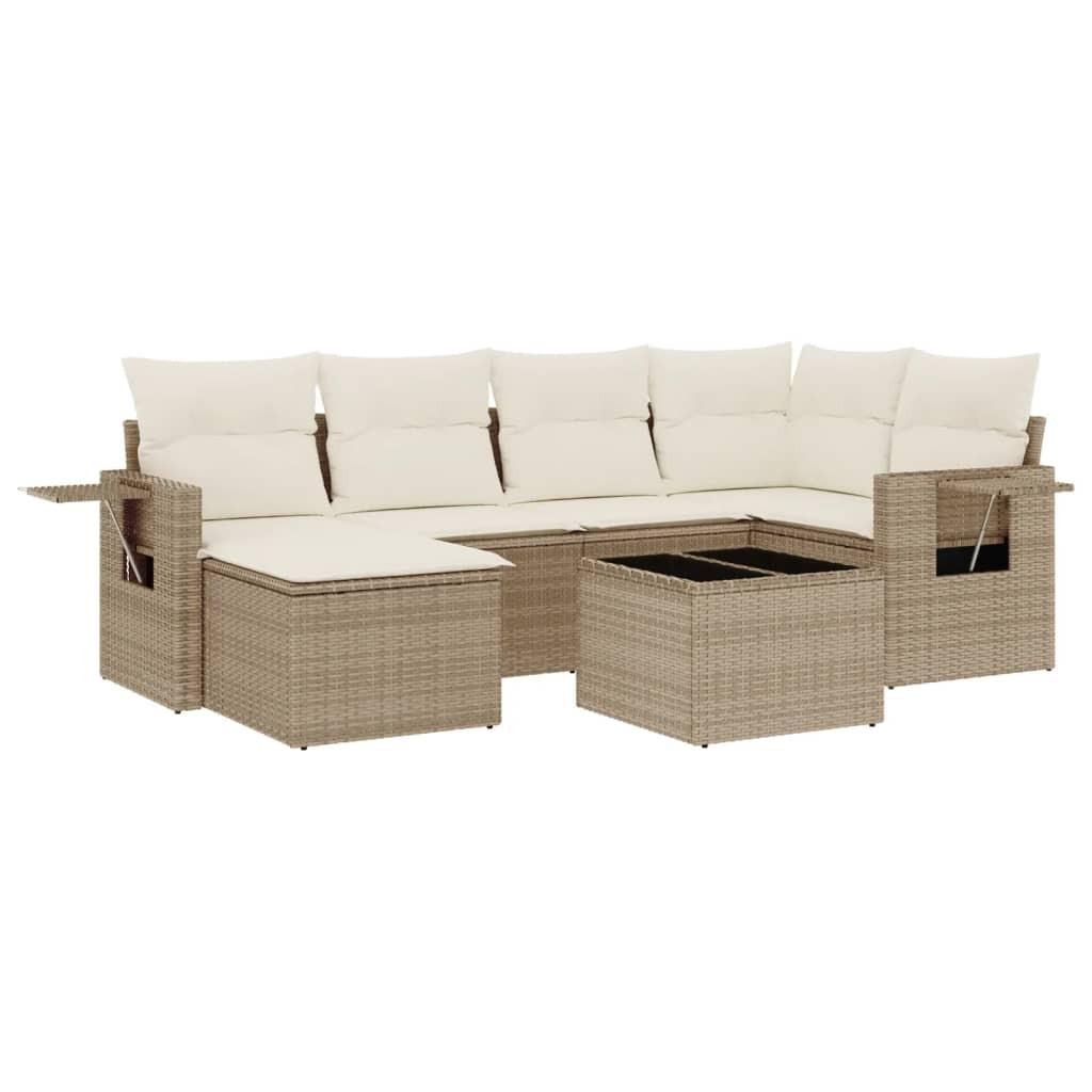 VidaXL Garten sofagarnitur poly-rattan