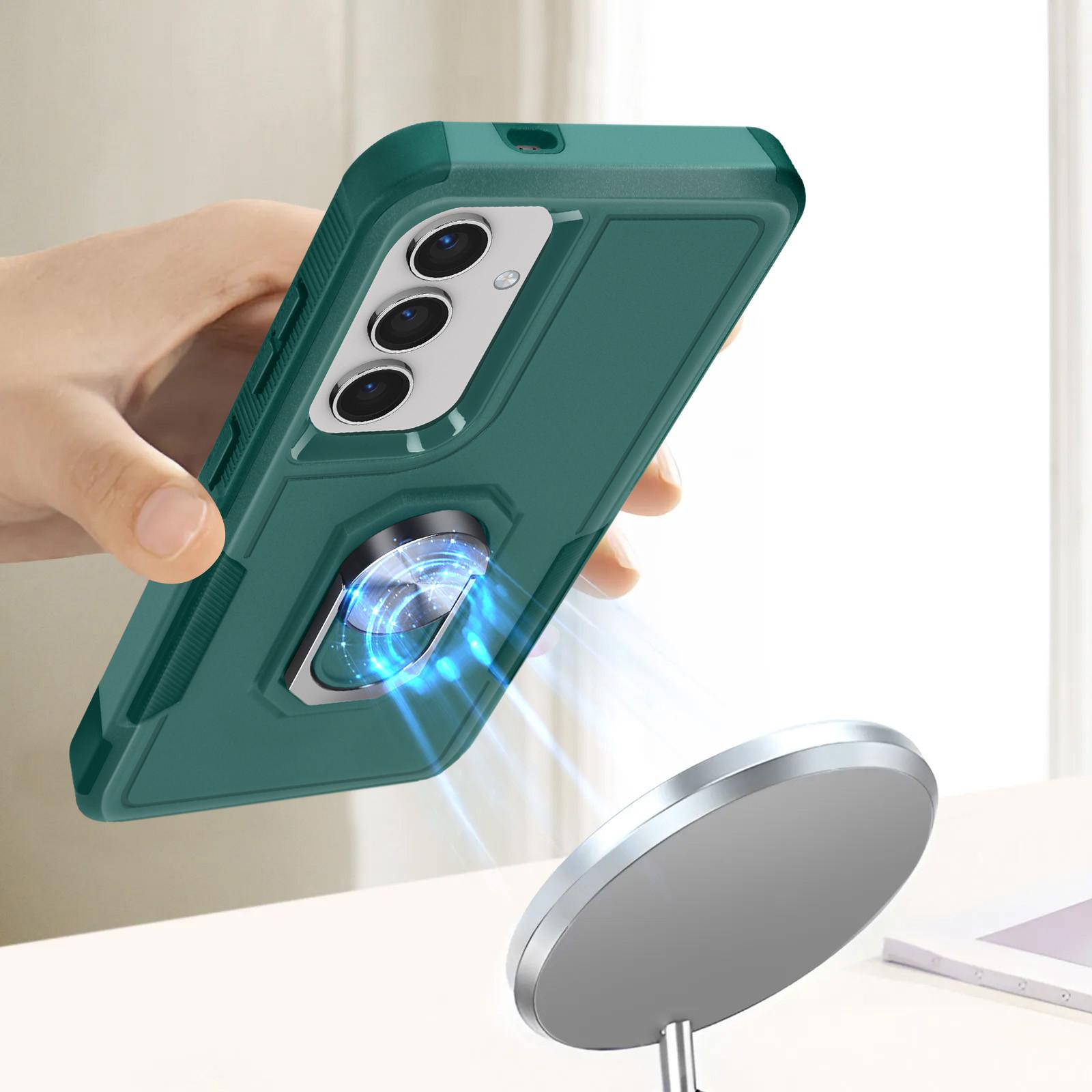 Avizar Ringhülle Galaxy S24 Dunkelgrün