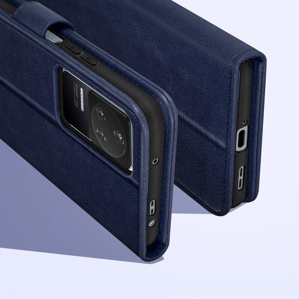 Avizar Klappetui Xiaomi Poco F4 5G Dunkelblau