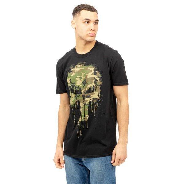 The Punisher Logo Print Kurzarm T-Shirt