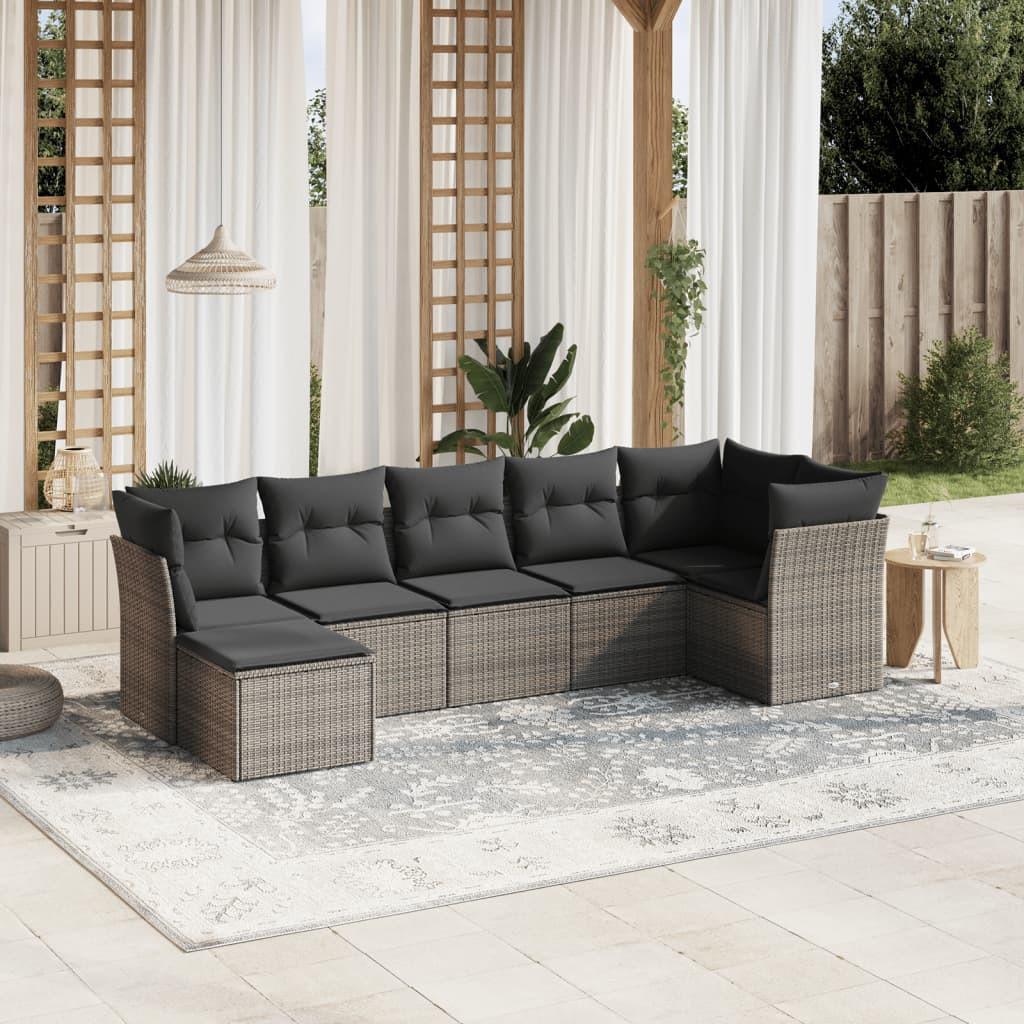 VidaXL Garten sofagarnitur poly-rattan