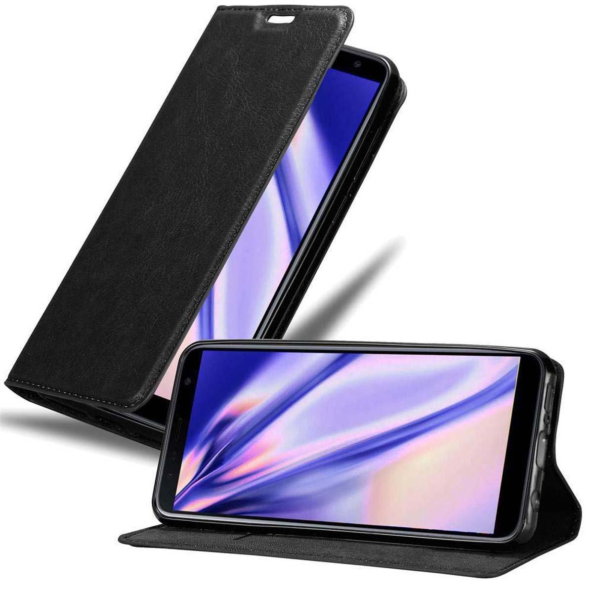 Cadorabo Hülle für Samsung Galaxy J6 PLUS Magnetverschluss, Kartenfach