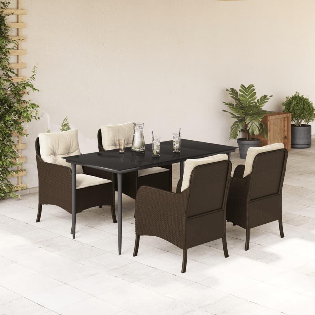 VidaXL Garten essgruppe poly-rattan