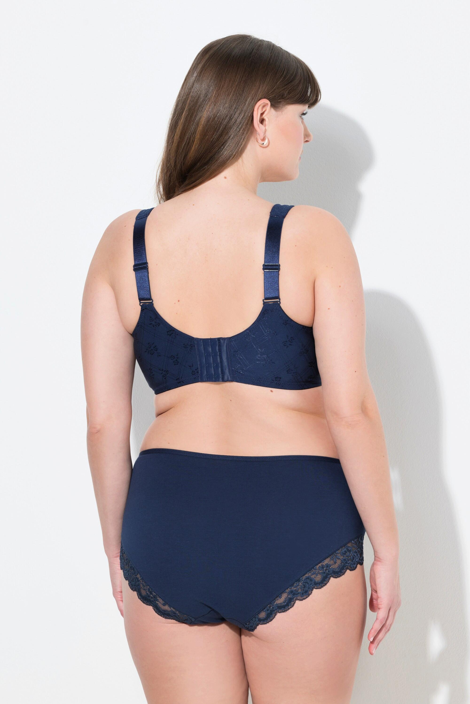 Ulla Popken Entlastungs-BH, ohne Bügel, Spitze, Cup C - G