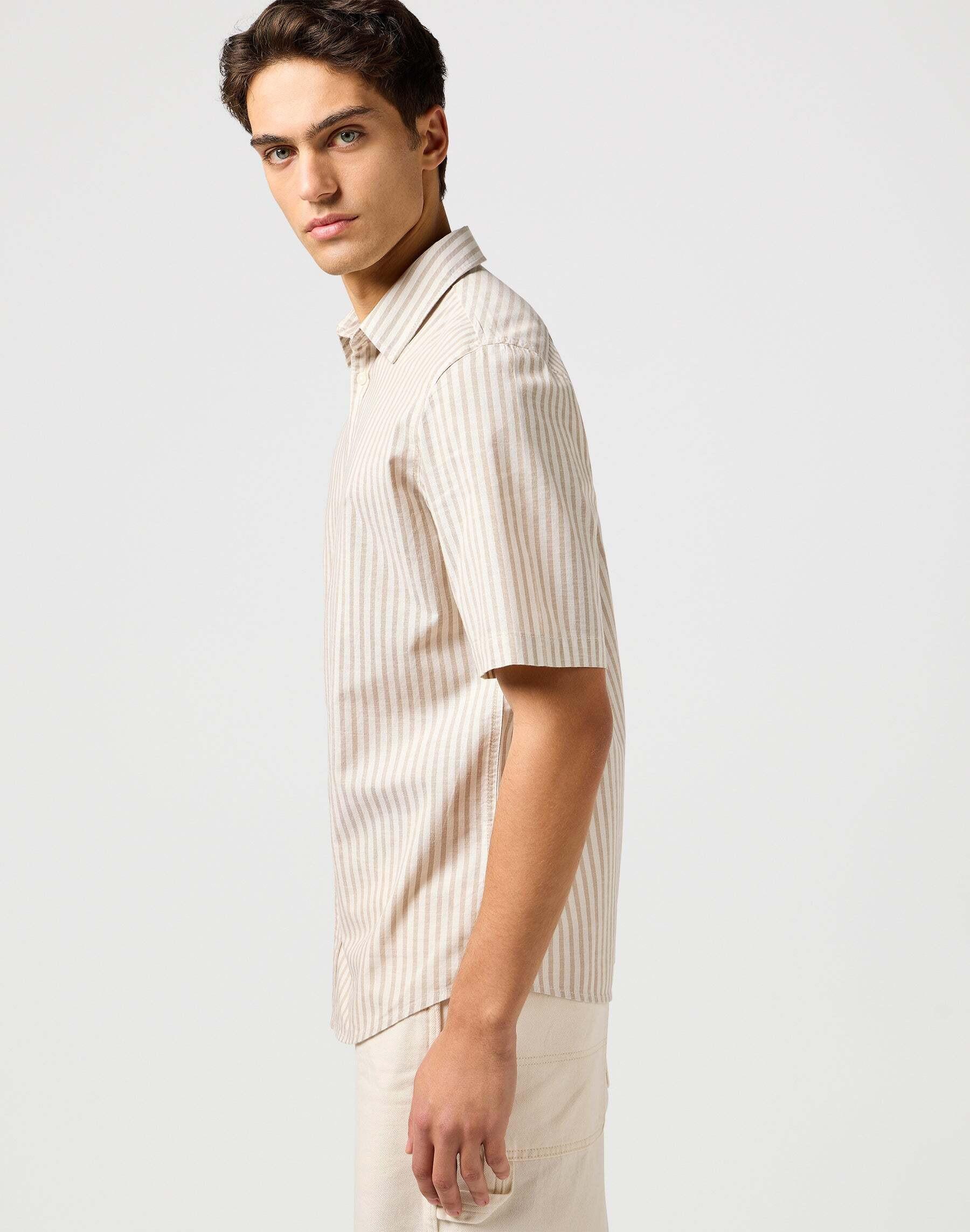 Wrangler Gestreiftes Kurzarmhemd