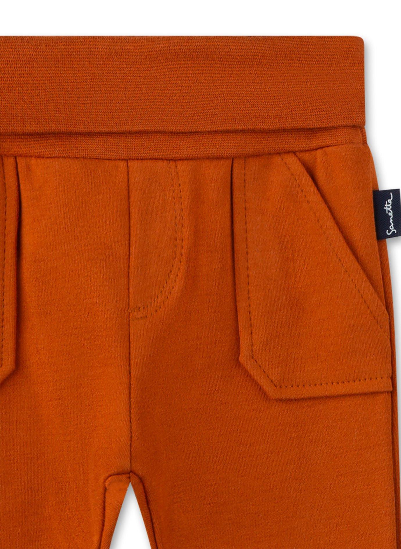 Sanetta Fiftyseven Baby Jungen Sweathose orange