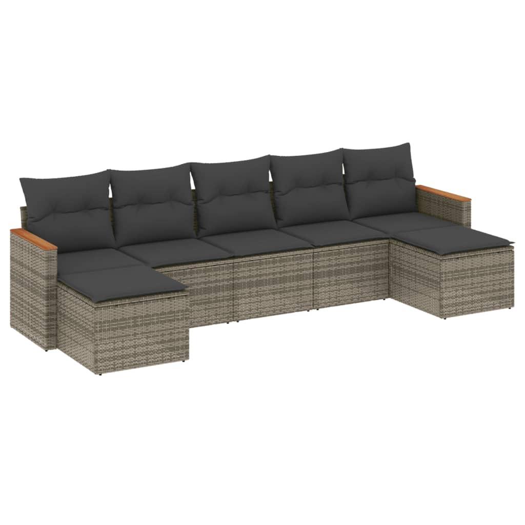 VidaXL Garten sofagarnitur poly-rattan