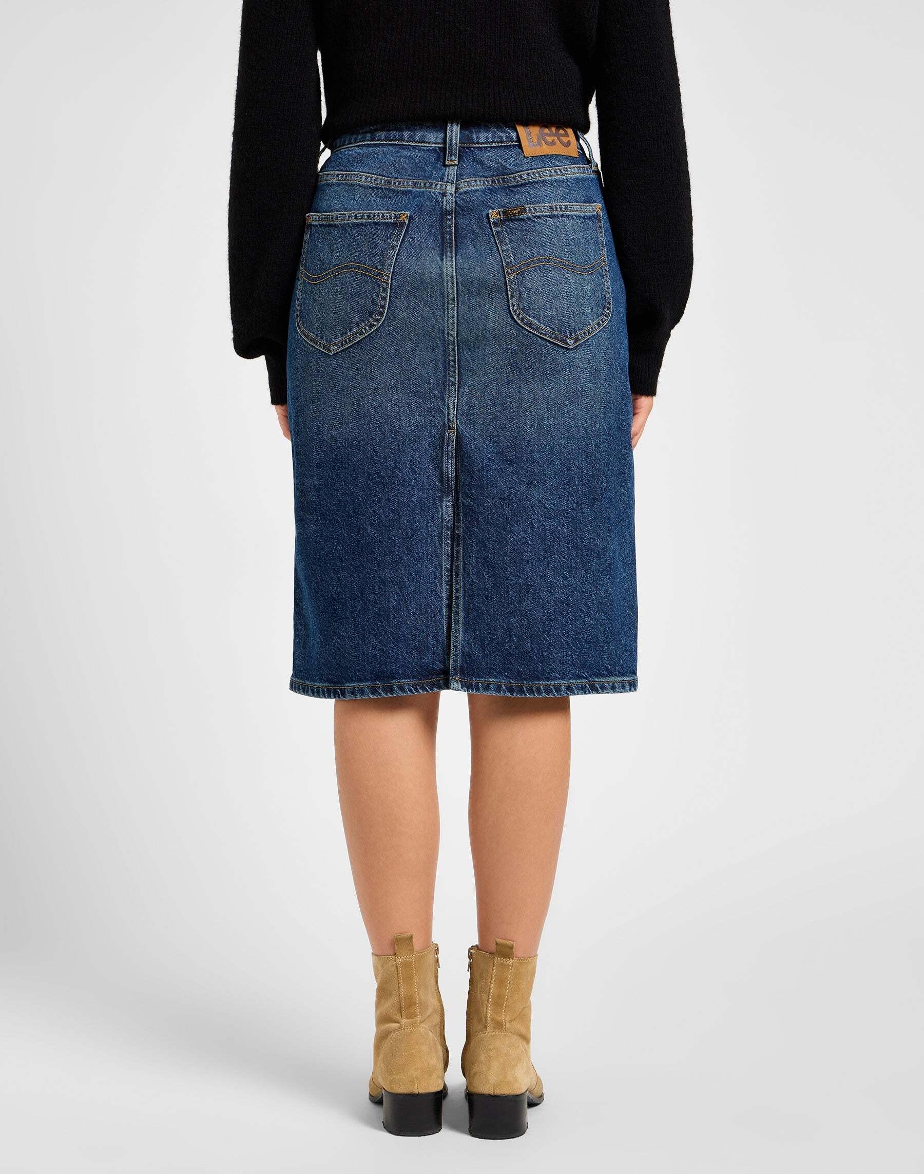 Lee Jeansrock Midi Skirt