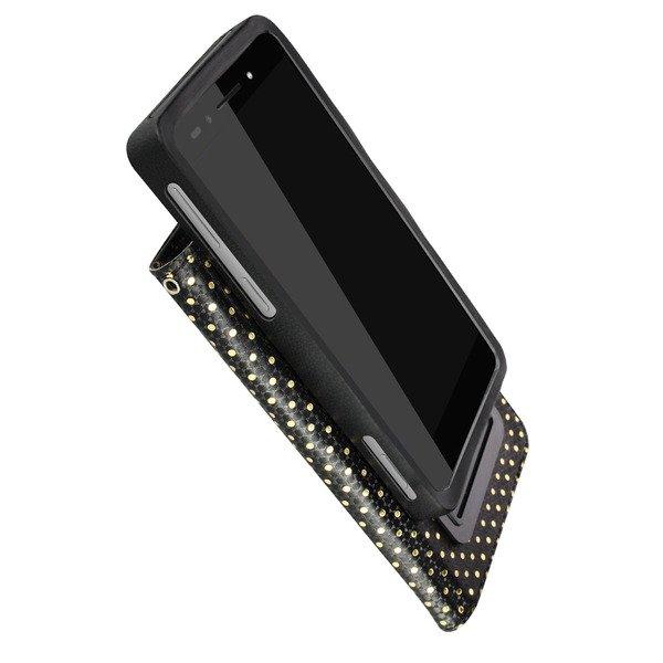 Avizar Flip Cover Tupfen Größe S – Schwarz