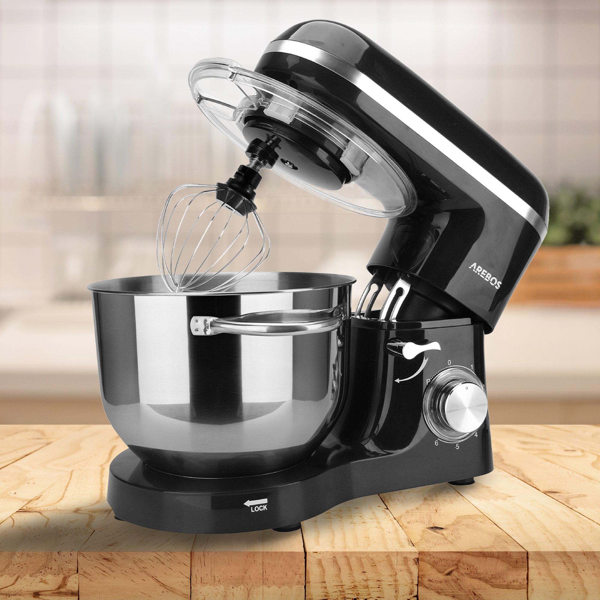 Arebos Küchenmaschine Knetmaschine Teigmaschine Rührmaschine Direktantrieb