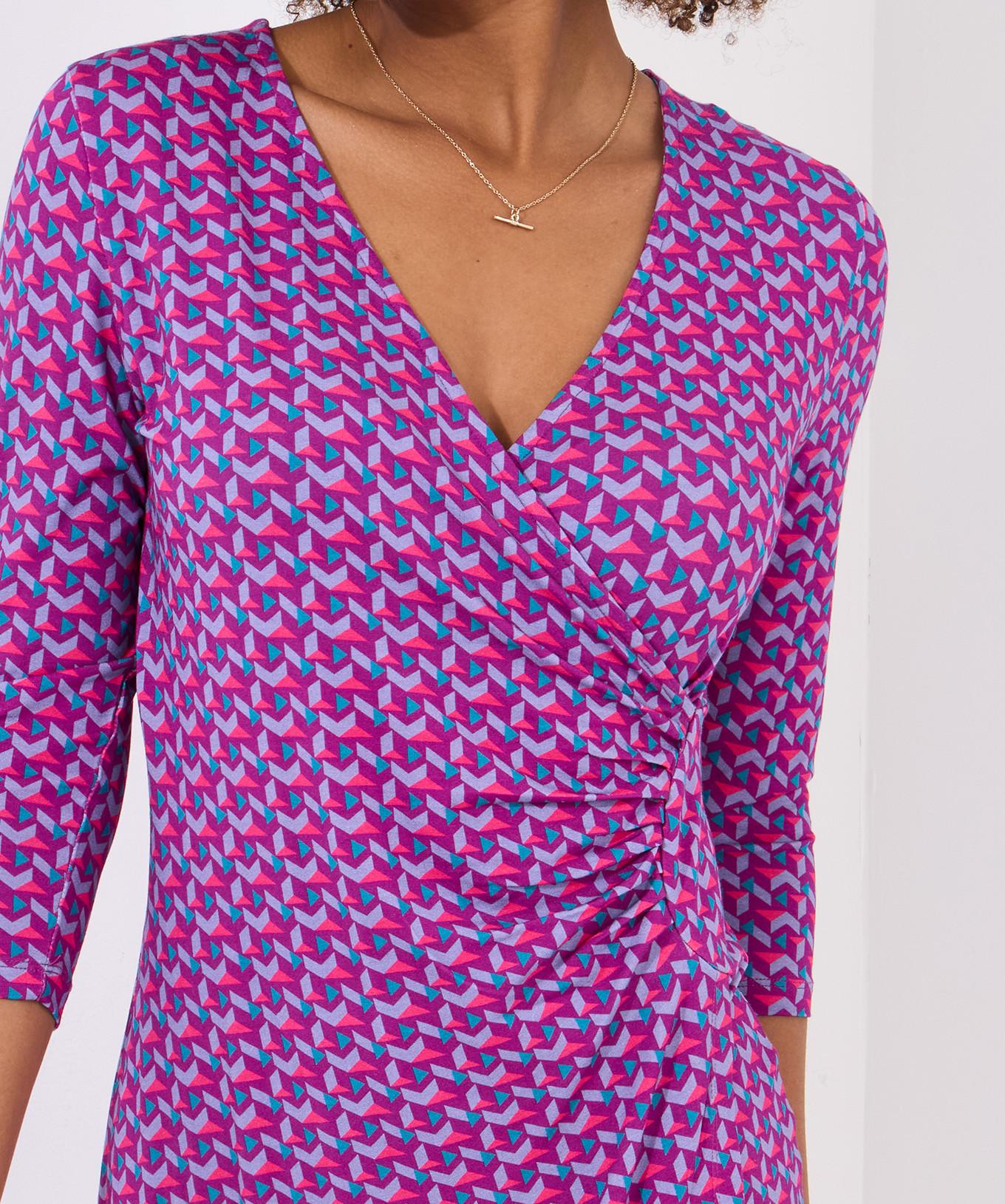 Joe Browns Geometrisches Rüschen Jersey Kleid