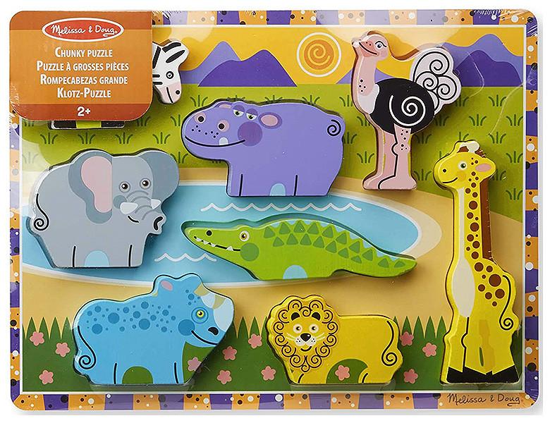 Melissa & Doug Puzzle Safaripuzzle (8Teile)