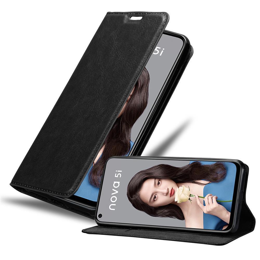 Cadorabo Hülle für Huawei NOVA 5i / P20 LITE 2019 Magnetverschluss, Kartenfach