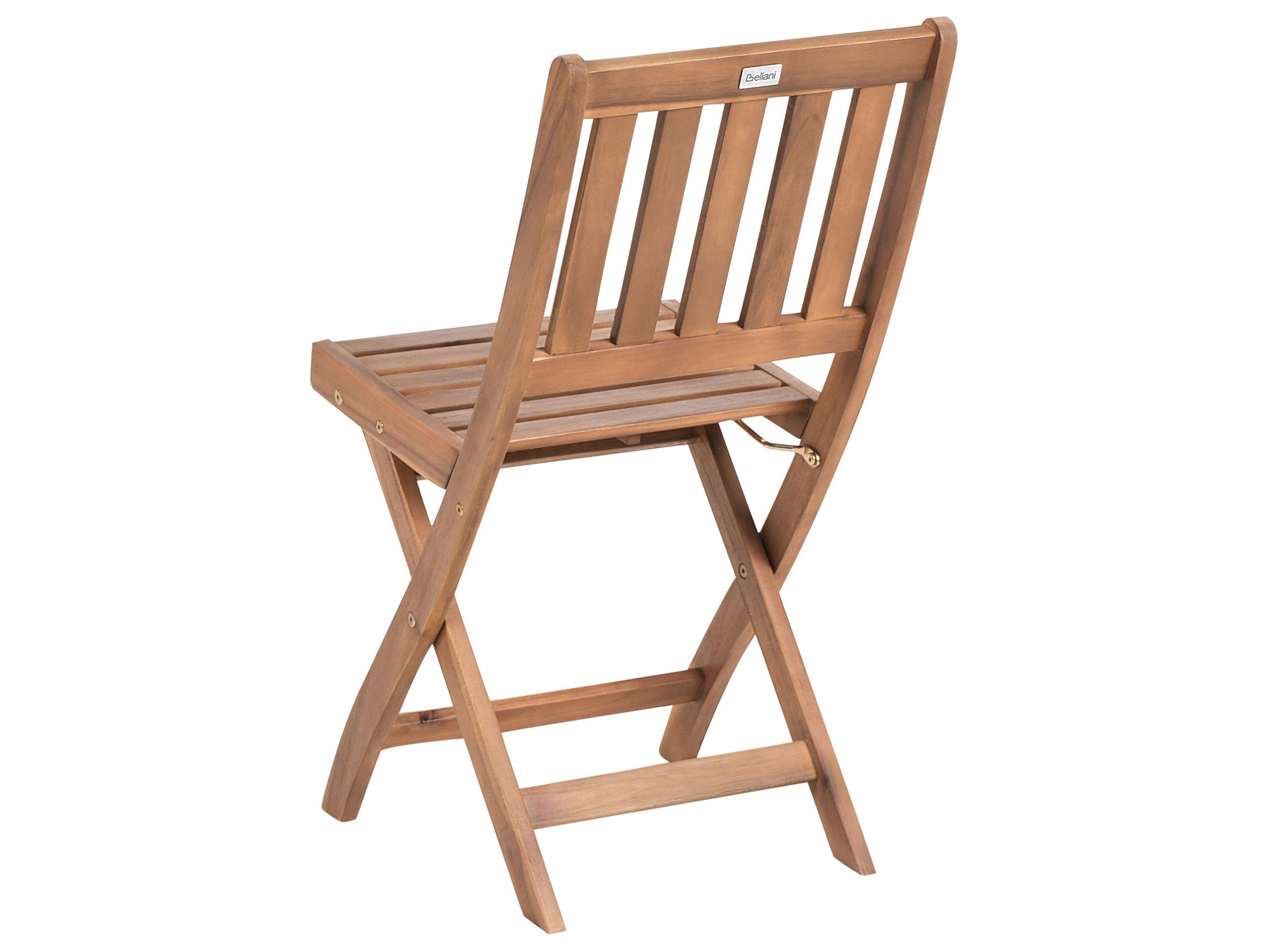 Beliani Bistro Set aus FSC® zertifiziertes Akazienholz Rustikal FEBBIO
