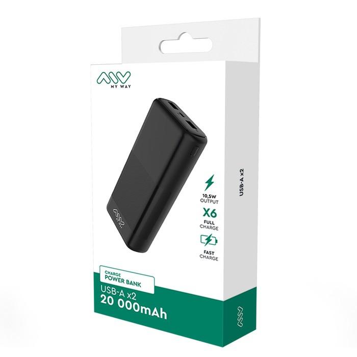 MYWAY Powerbank Schnellladen