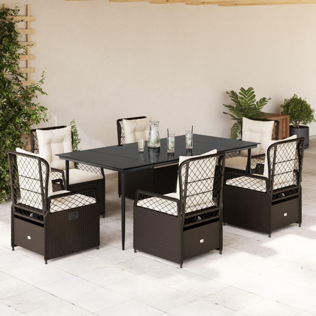 VidaXL Garten essgruppe poly-rattan