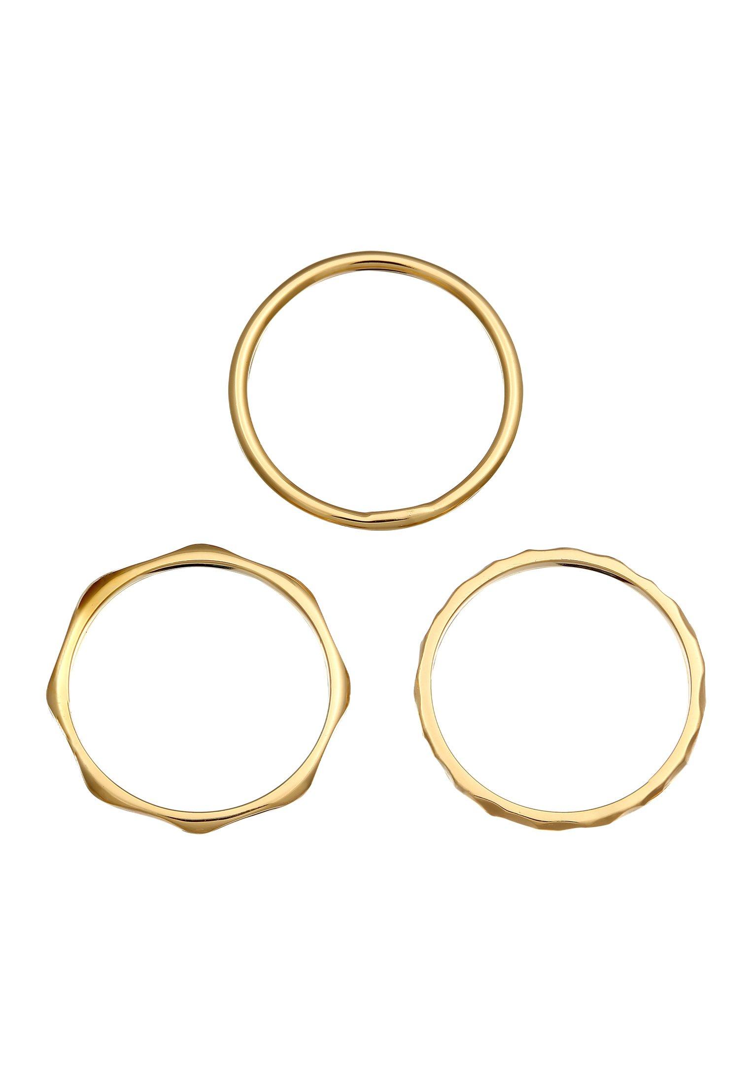 Elli Ring Stapelringe Stacking Bandring 3Er Set