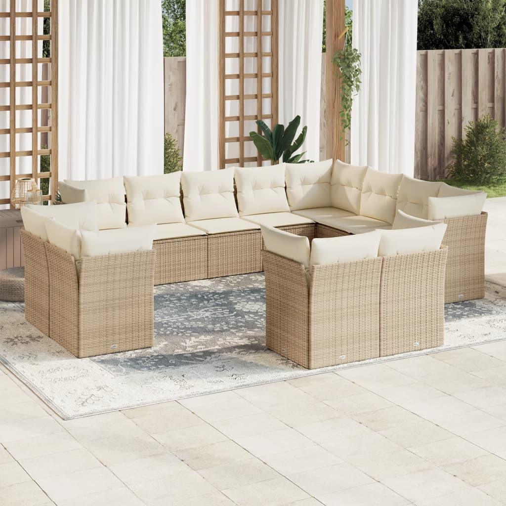VidaXL Garten sofagarnitur poly-rattan