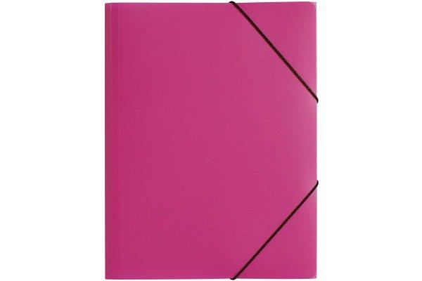 Pagna PAGNA Gummizugmappe Trend PP A4 21613-34 3 Klappen rosa