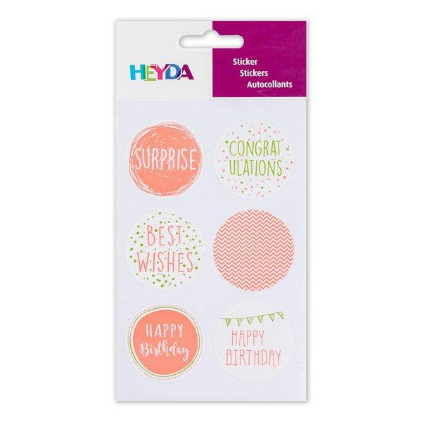 HEYDA Sticker Birthday