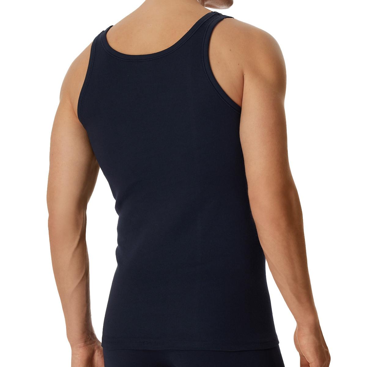 Schiesser 4er Pack Cotton Essentials Feinripp - Unterhemd / Tanktop