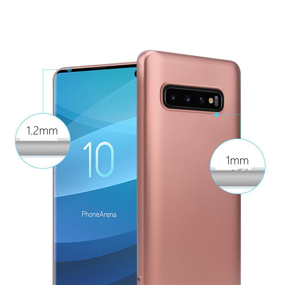 Cadorabo Hülle für Samsung Galaxy S10 4G TPU Silikon Matt